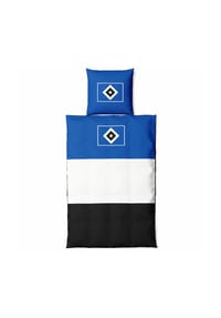 DENIM TOM TAILOR Bettwäsche - Garnitur 135x200 cm - BLAU-WEISS-SCHWARZ