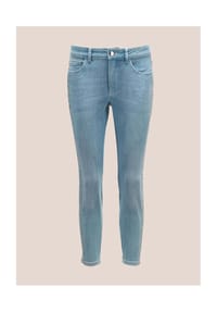 MADELEINE - Schlanke 7/8-Jeans mit Glanz-Effekt - bleached