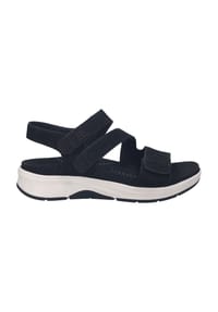 Seibel - I Go Dynamic Sandalette "Estelle 03", Leder, Klettverschluss, für Damen - 100 SCHWARZ