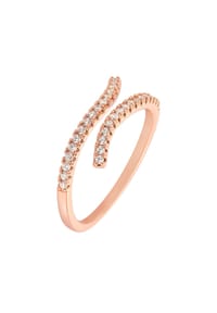heideman - Fingerring mit Stein Miranda silberfarben - rosegoldfarben
