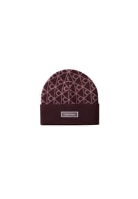 Calvin Klein - Strickmütze, Umschlag, für Damen - BAP RED
