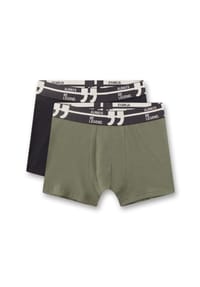 Sanetta - Boxershorts, 2er-Pack, für Kinder - 40047 OLIVE