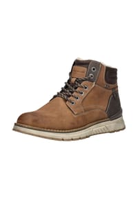 TOM TAILOR - Lederimitat Stiefelette - Braun