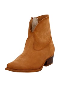 Felmini - Veloursleder Stiefelette - Mittelbraun