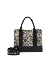 Fritzi aus Preußen Izzy09 - Izzy09 Limited Cheetah Camel Handtasche 26 cm - cheetah camel