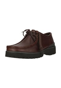 CLARKS® - Schnürschuhe Walla Yukoner mit robuster Sohle - 5221G Brown Scotch Grain