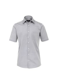 CASAMODA - Herren Businesshemd Kurzarm uni Comfort Fit - Champagner