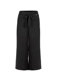 ROADSIGN® australia - Damen Culotte Magnetic Island Freizeithose mit weitem Bein und Gürtel - grau