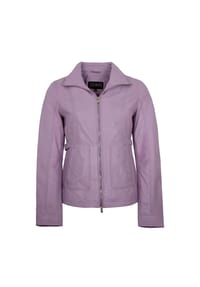 JILANI - Damen Lederjacke Lammnappa flieder - flieder