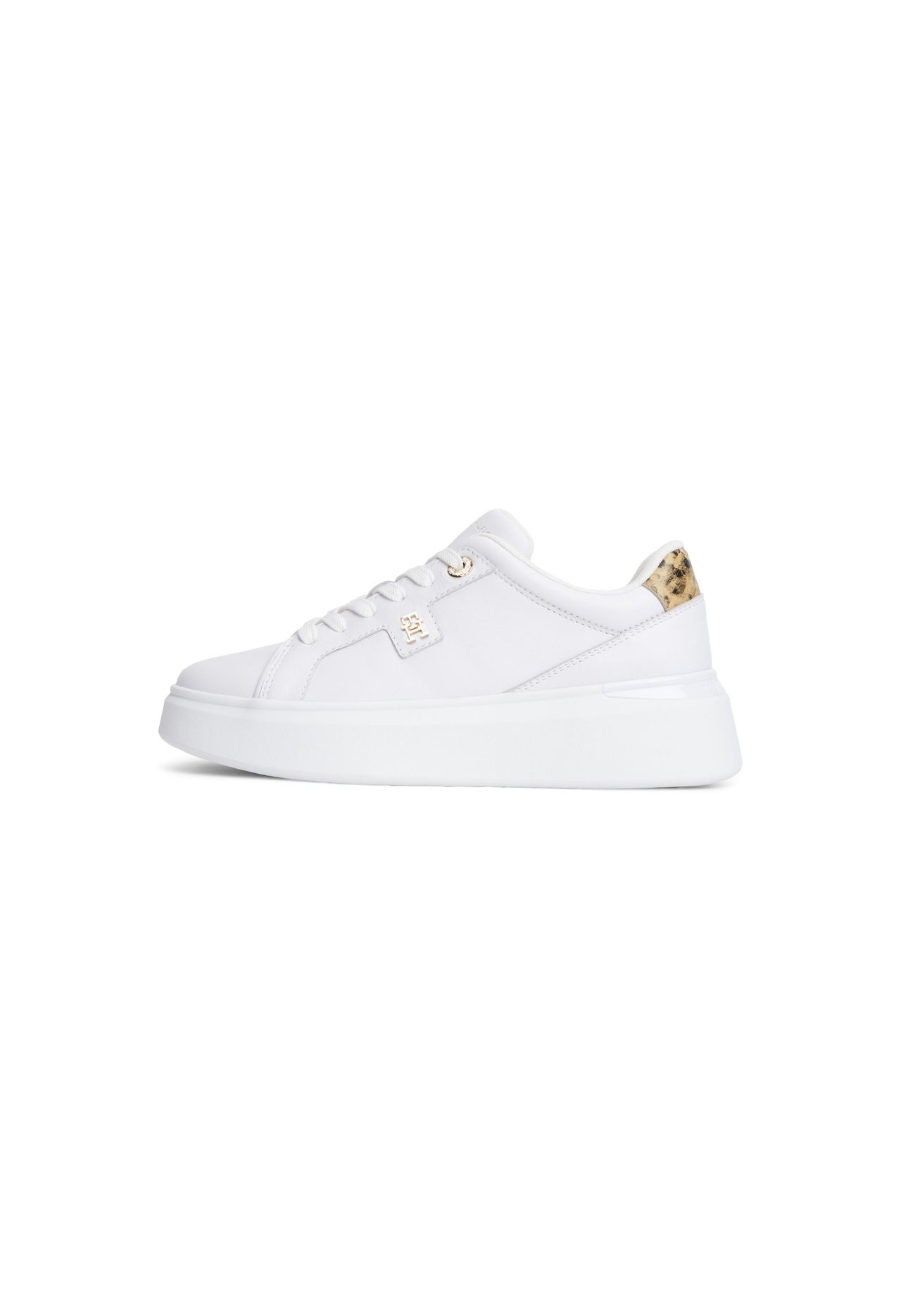 Tommy Hilfiger Damen Weiß Sneakers Chic Platform Snake Fw0fw09456 - Bild 6