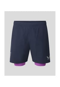 CASTORE - Shorts Performance, 2-in-1-Design, für Herren - NAVY/VIOLET/SILVER