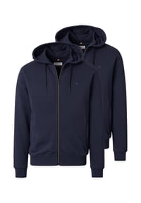 redmond - Sweatjacke / Hoodie 2er Pack Basic - Dunkelblau