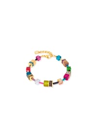 COEUR DE LION GeoCUBE® - Armband Iconic Multicolor Joy - GOLD