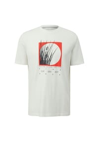 s.Oliver - T-Shirt, Baumwolle, für Herren - 01D1  WHITE