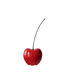 GILDE - Dekoobjekt Kirsche Passion, Keramik, Rot, H 42 cm - rot