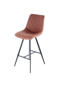 Kayoom - Stuhl Barstuhl Frances 425 2er-Set Dunkelbraun - schwarz – Eiche retro - dunkelbraun - schwarz