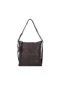 TASCHENDIEB® WIEN Paniglgasse - Paniglgasse 4 Schultertasche Leder 33 cm - grey