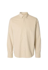 SELECTED - Cordhemd Regdanni, Regular, Langarm, Button-Down, für Herren - 187118 SILVER BIRC