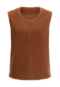 Sieh an! - Teddy-Weste - cognac