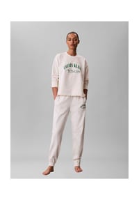 Calvin Klein - Schlafanzug-Hose Logo Cotton Jersey, Baumwolle, für Damen - YAS  TOFU