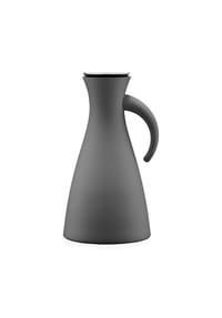 eva solo - Isolierkanne, Glas/Kunststoff/Edelstahl, Matt Grau, 1 L - Grau