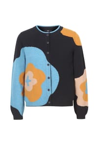 IVKO - Cardigan aus feiner Merinowolle - black