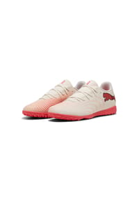 PUMA® - Fußballschuhe Future 9 Play, leicht - ALMON-WHIT-RED-BLK