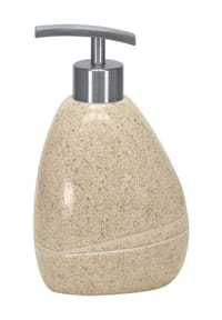 Kleine Wolke® - Seifenspender "Stones", Polyresin Stones - SANDBEIGE