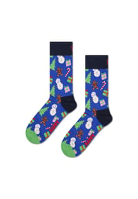 HAPPY SOCKS - Socken, X-Mas-Print - 6300 BLUE