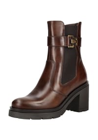 NeroGiardini - Leder/Textil Stiefelette - Dunkelbraun