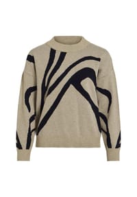 VILA - Pullover - natural melange