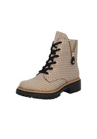 rieker - Stiefel, Reißverschluss, für Damen - BEIGE-SCHW/SCHW/60