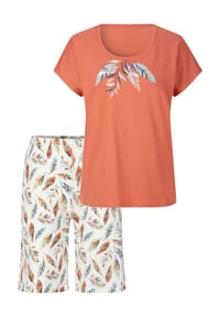 SIEH AN! - Shorty - papaya-bedruckt