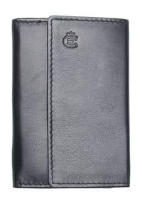 Esquire - ECO Eco Schlüsseletui, Logo-Prägung, Leder - 90 SCHWARZ