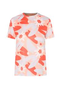 GLOBETROTTER - Shirt Outdoor, Rundhals, Damen - AOP 02 CAMELLIA