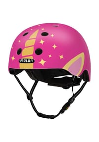 melon® - Kinderfahrradhelm Urban Active, unicorn matt - pink