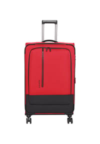travelite CROSSLITE - 4-Doppelrollen-Trolley, Teleskopstange, TSA-Zahlenschloss - 01 SCHWARZ
