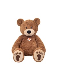 HERMANN Teddy COLLECTION® - Kuscheltier Teddy mit Tatzen, Braun, 75 cm - mehrfarbig