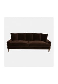 LOBERON - Sofa Rivermere dunkelbraun - dunkelbraun