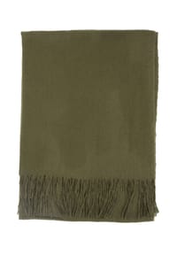 Seasons of April - Schal Larissa Weicher Uni Winter Schal im Kaschmir Mix - Dark Khaki 3