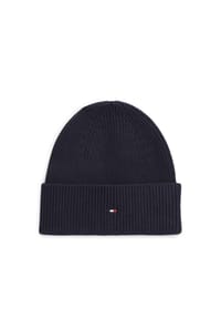 TOMMY HILFIGER - Strickmütze, Umschlag, für Damen - DW6 BLUE