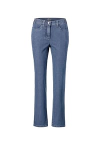 GOLDNER - Kurzgröße:  Klassische Jeanshose ANNA - anthrazit