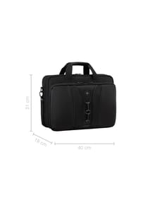 WENGER® - LEGACY Laptoptasche, Zweiwegereißverschluss, Organizerfach - SCHWARZ