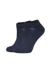 JOOP! - Damen Sneakersocken, 2er Pack - Daily Glam Organic GOTS Sneaker, Baumwoll-Mix, uni - Anthrazitmelange