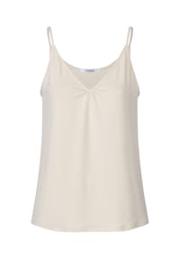 MYJAMA - Pyjamashirt Ciara mit Raffung - frozen blue