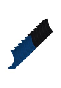 nur die - Basicsocken Baumwolle Business Socke Unifarben - anthrazitmelange