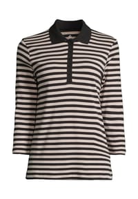 GALERIA - Poloshirt "Tilda", 3/4-Arm, Pima-Baumwolle, für Damen - BERRY-WINE