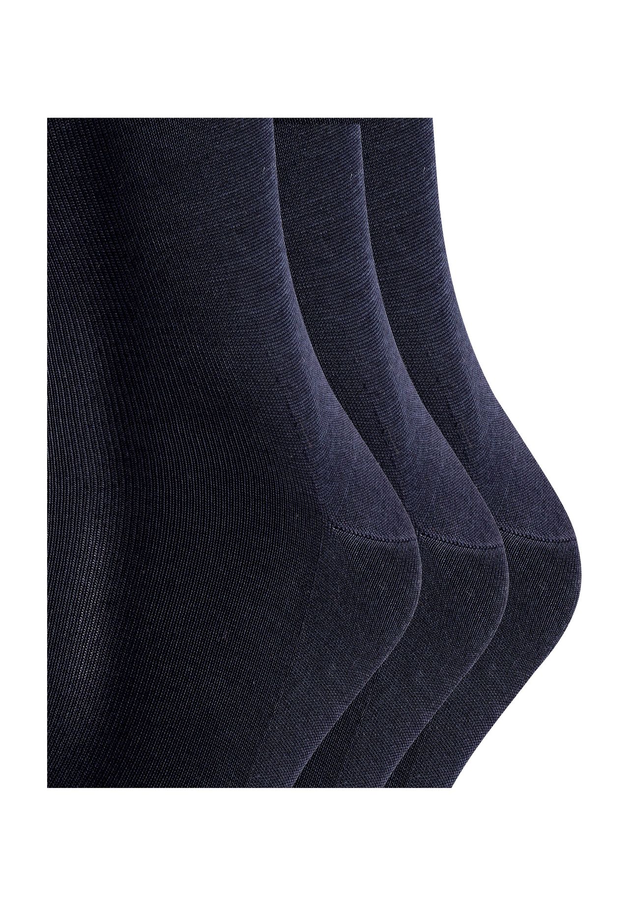 Falke Socken, 3Er Pack, Baumwolle, FüR Herren, Blau, 41/42