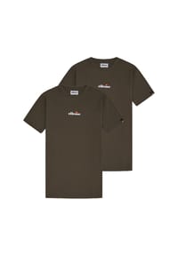 ellesse - Herren T-Shirt 2er Pack - OLLIO 2, Kurzarm, Rundhals, Logo, Baumwolle, einfarbig - Dunkelblau