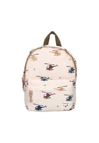 COFI - Kidzroom Rucksack - Niedlicher Kinderrucksack mit Fronttasche - Beige 31 x 23 x 8 cm